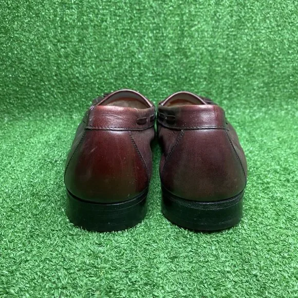 Salvatore Ferragamo Dress Shoes Ox blood Red Leather Italian  display picture 1